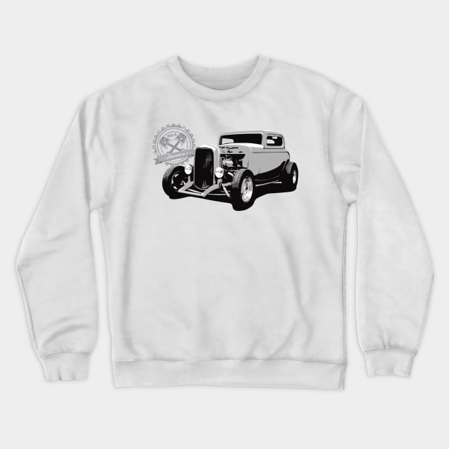 1932 Ford Hot Rod - Made in America Crewneck Sweatshirt by 6thGear